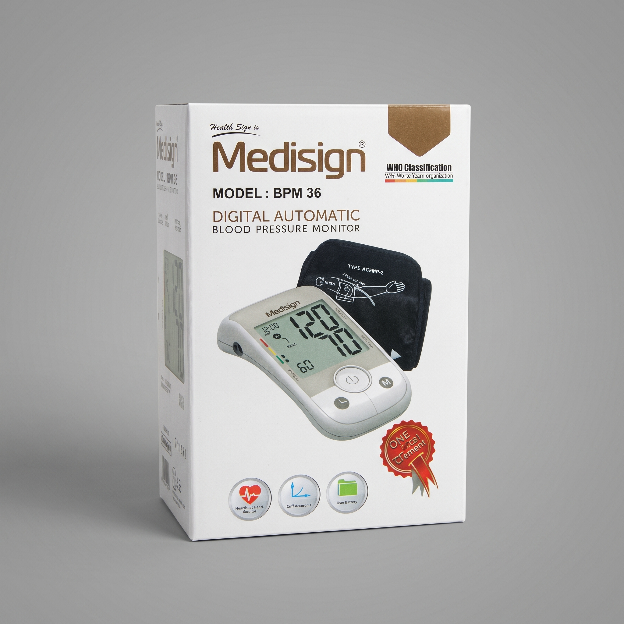 Medisign Digital Blood Pressure Monitor BPM-36 – Arm Type - Image 3
