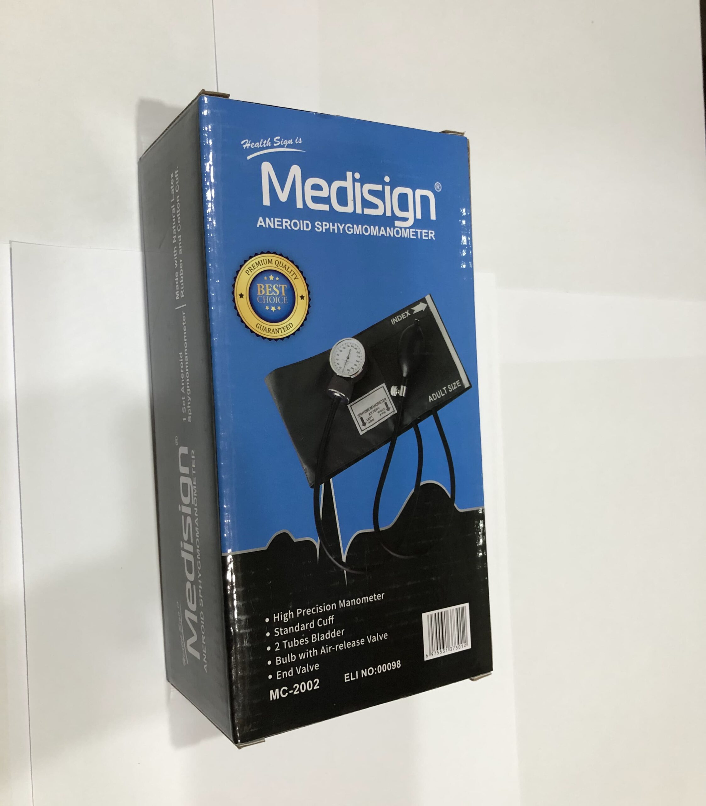 Medisign Aneroid Sphygmomanometer MC-2002 – Manual Blood Pressure Monitor - Image 2
